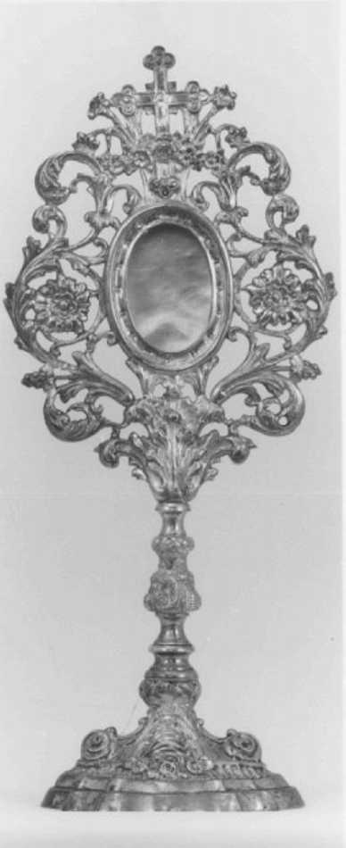 reliquiario - a ostensorio - ambito veneto (seconda metà sec. XIX)