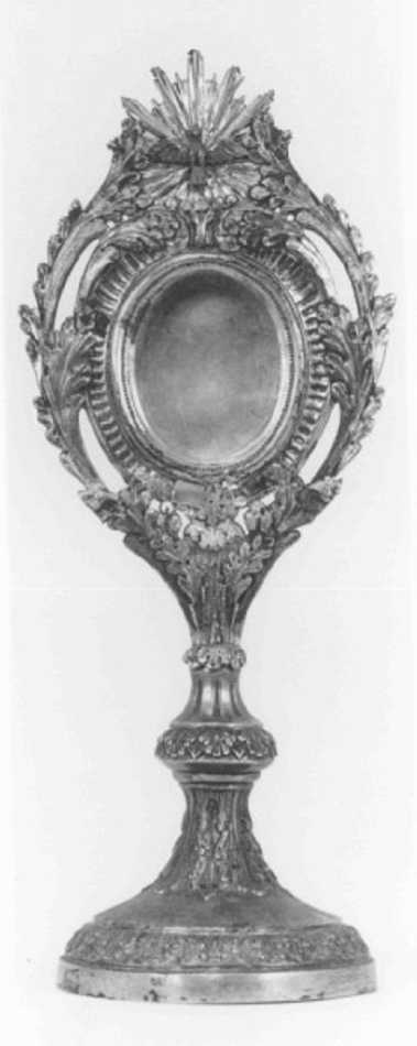 reliquiario - a ostensorio - ambito veneto (sec. XIX)