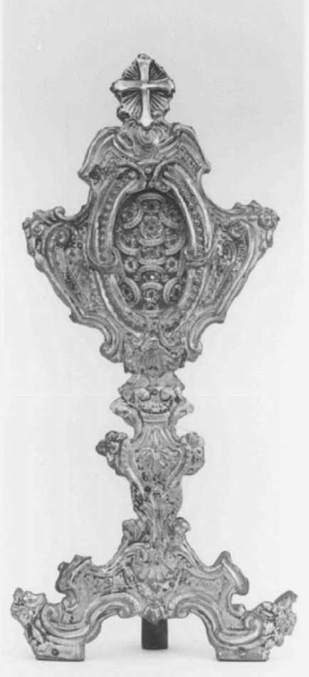 reliquiario - a ostensorio - ambito veneto (seconda metà sec. XVIII)