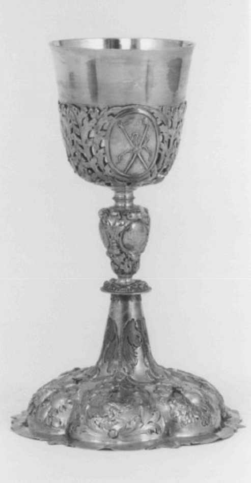 calice - ambito veneto (fine/inizio secc. XVIII/ XIX)