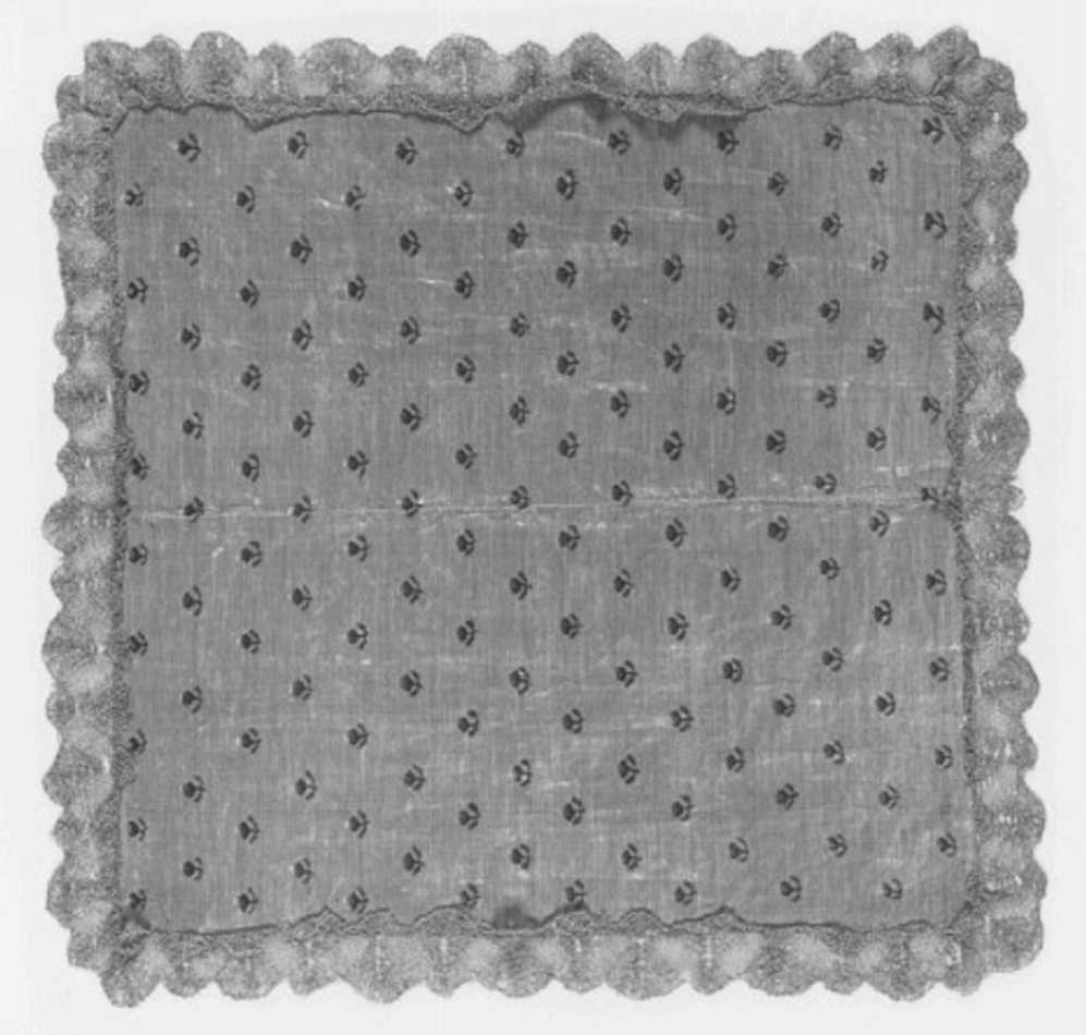 velo di calice - manifattura italiana, manifattura francese (secc. XVIII/ XIX)