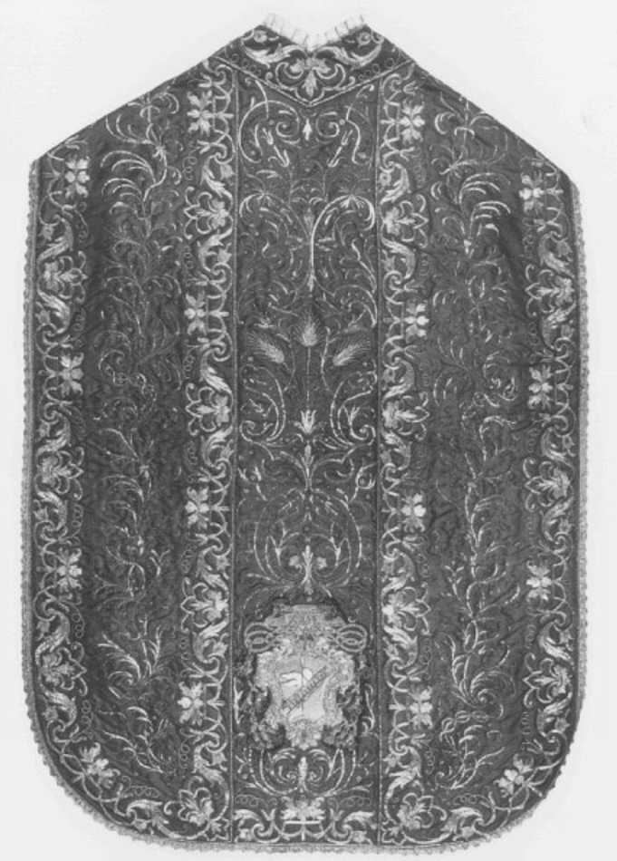 paramento liturgico, insieme - manifattura italiana (prima metà sec. XIX)