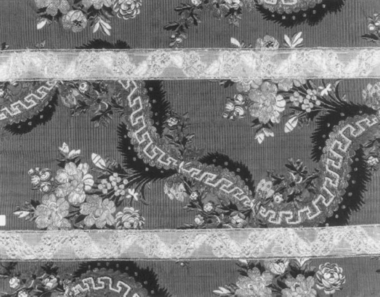 paramento liturgico, insieme - manifattura italiana, manifattura francese (ultimo quarto sec. XVIII)