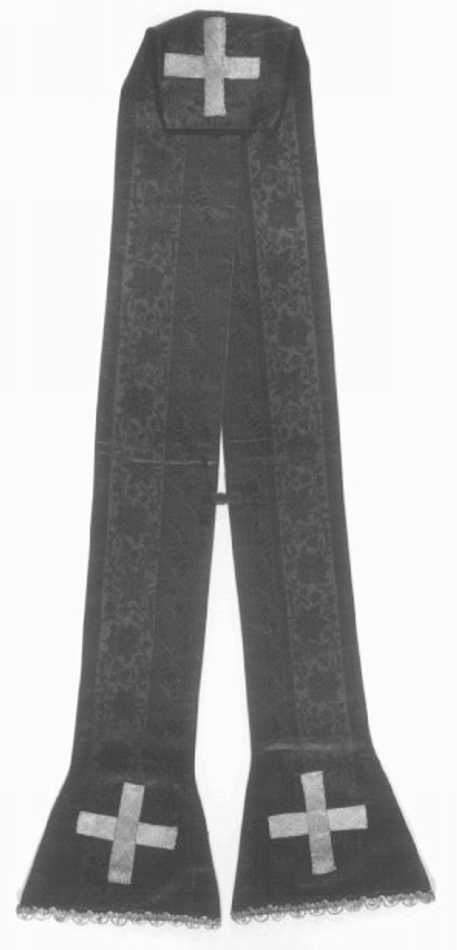 stola - manifattura italiana (seconda metà sec. XIX)