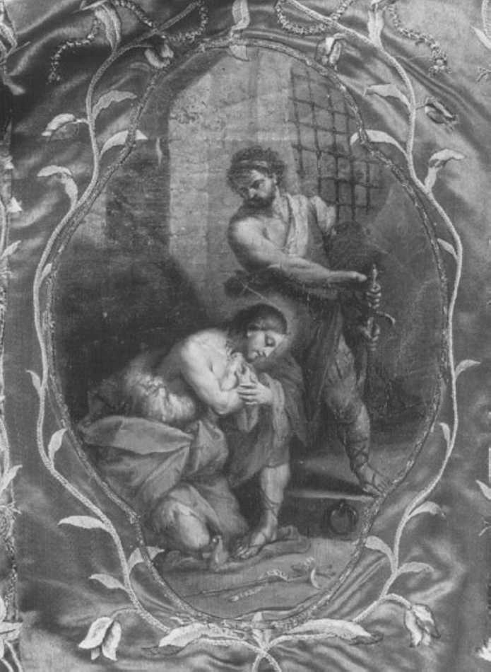 decapitazione di San Giovanni Battista (dipinto, elemento d'insieme) di Ugolini Agostino (secc. XVIII/ XIX)