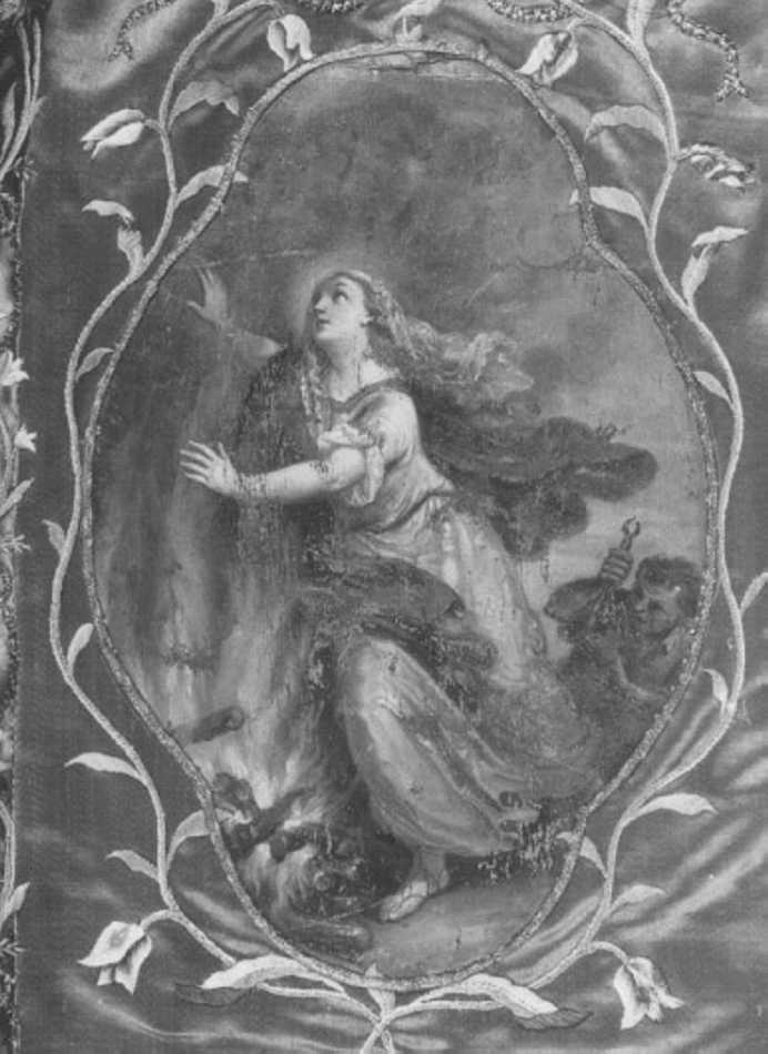 martirio di Sant'Apollonia (dipinto, elemento d'insieme) di Ugolini Agostino (secc. XVIII/ XIX)