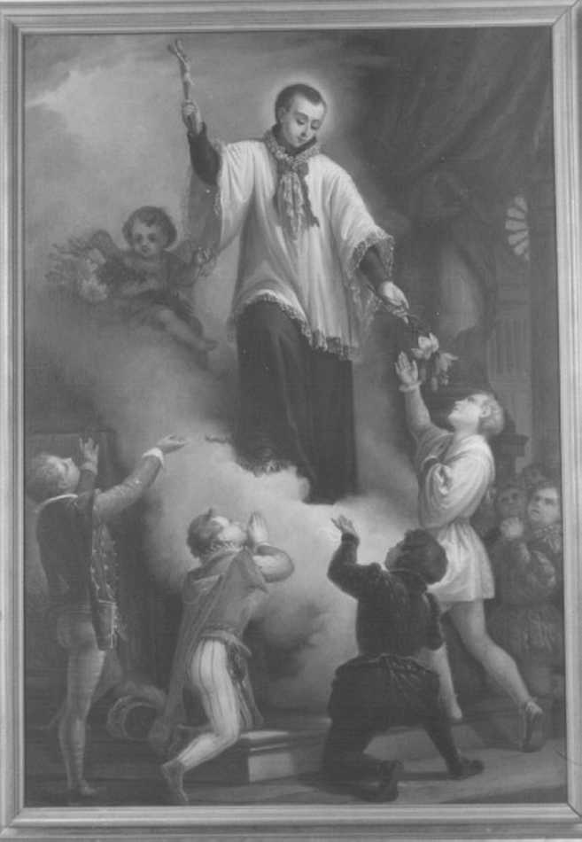 San Luigi Gonzaga (dipinto) di Nanin Pietro (sec. XIX)