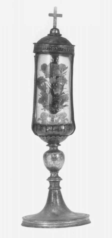 fiala di pellegrinaggio - ambito veneto (sec. XVII)