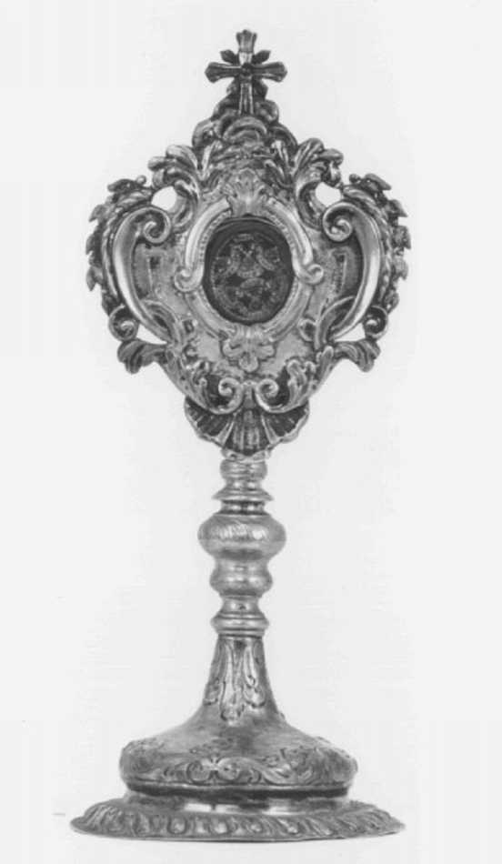 reliquiario - a ostensorio - ambito veneto (seconda metà sec. XVIII)