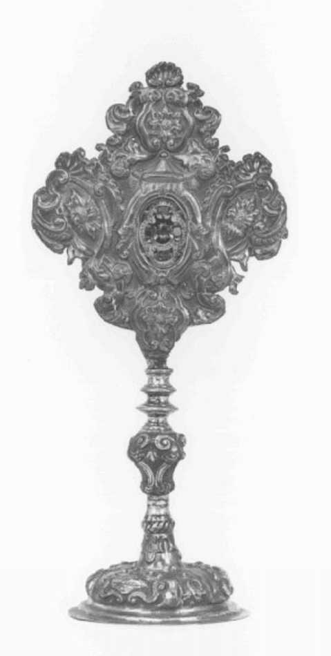 reliquiario - a ostensorio - ambito veneto (seconda metà sec. XVIII)