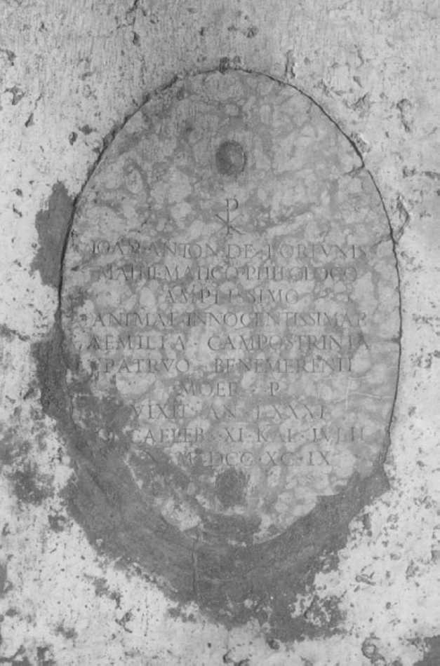 lastra tombale - ambito veneto (sec. XVIII)