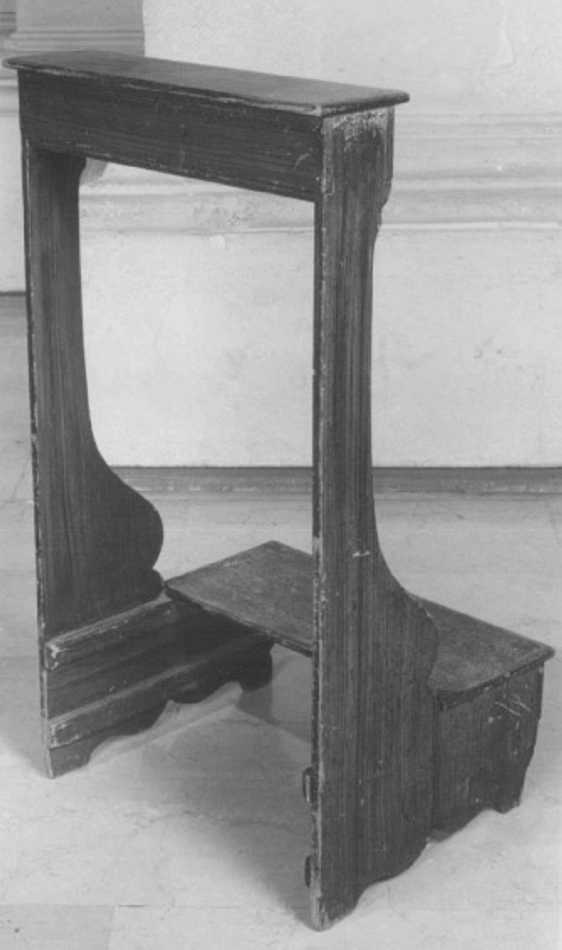 inginocchiatoio - ambito veneto (sec. XIX)