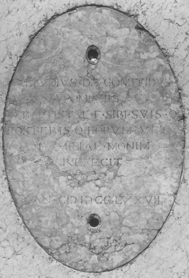 lastra tombale - ambito veneto (sec. XVIII)