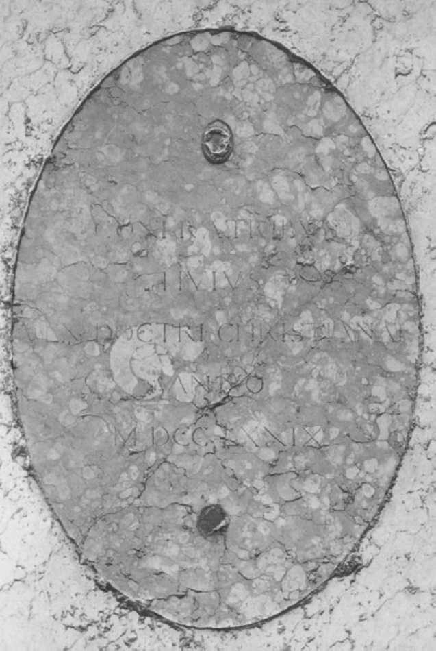 lastra tombale - ambito veneto (sec. XVIII)