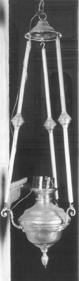 lampada pensile - ambito veneto (seconda metà sec. XIX)