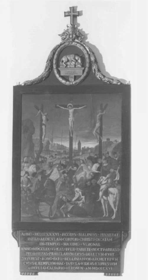 crocifissione (dipinto) di Caliari Paolo detto Caliari Paolino (sec. XIX)