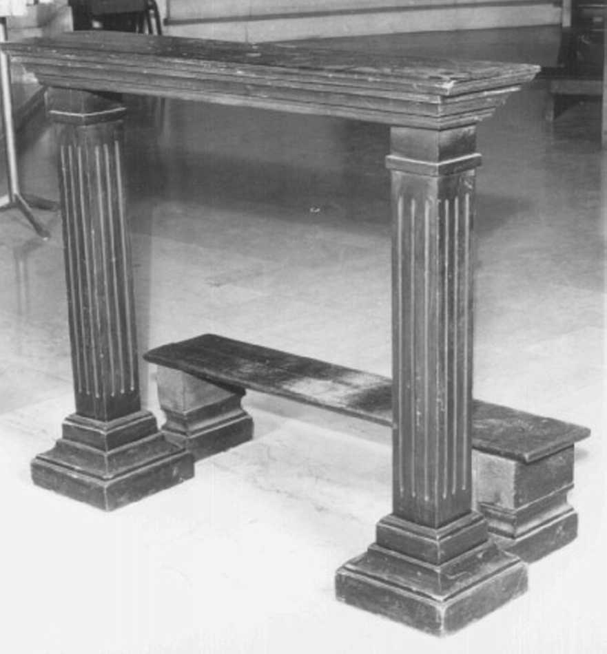 banco da chiesa - ambito veneto (sec. XIX)