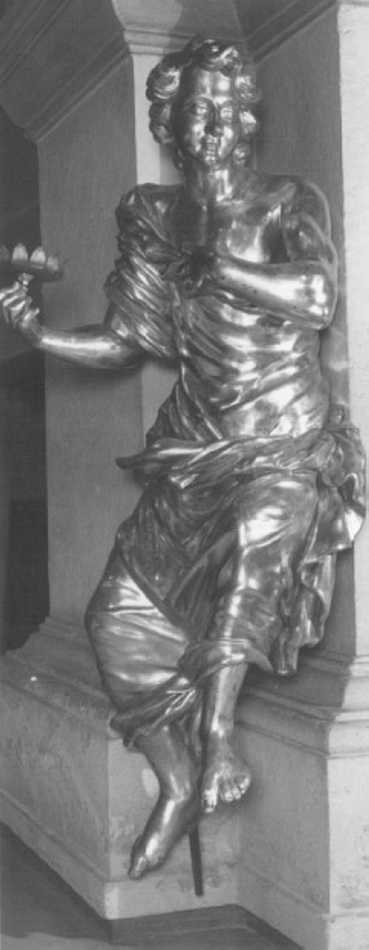 angelo reggicandelabro (statua) - ambito veneto (sec. XVIII)