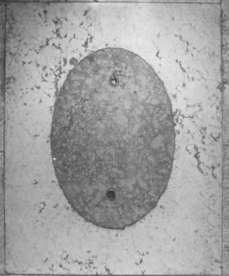 lastra tombale - ambito veneto (sec. XVIII)