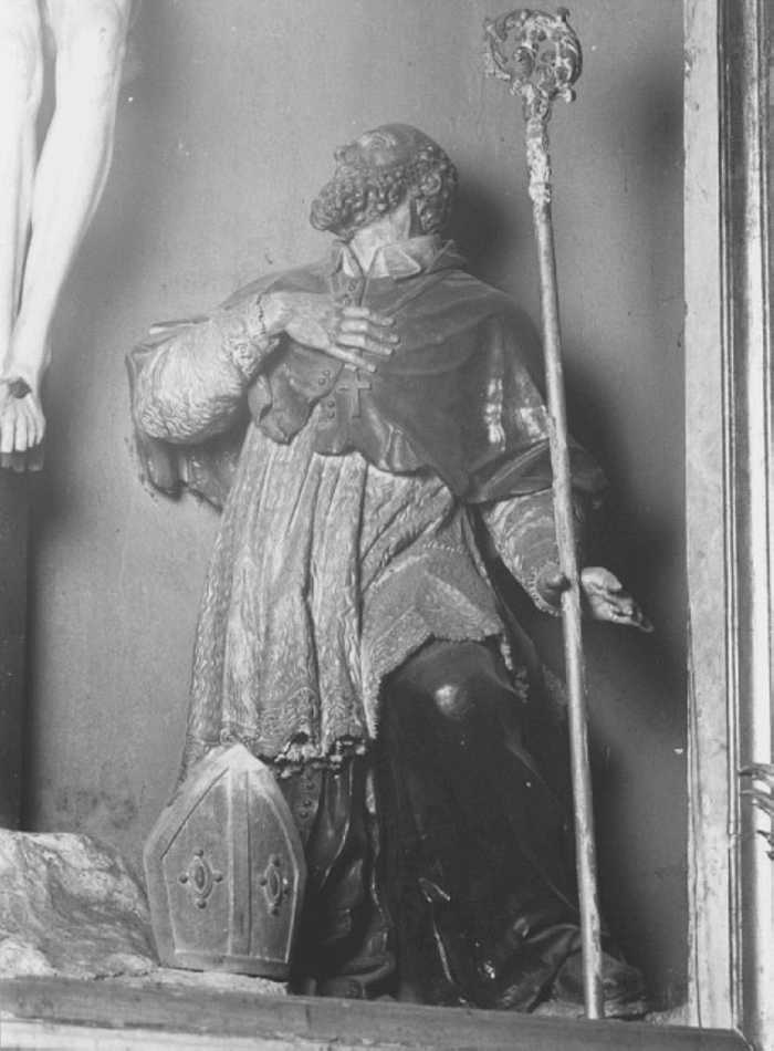 San Francesco (statua) di Peracca Daniele (attribuito), Spiazzi Carlo (sec. XVIII, sec. XIX)