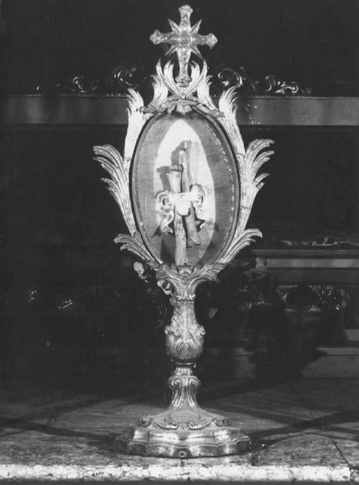 reliquiario - a ostensorio, serie - bottega veronese (seconda metà sec. XVIII)