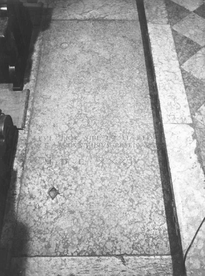 lastra tombale - bottega veronese (sec. XVI)