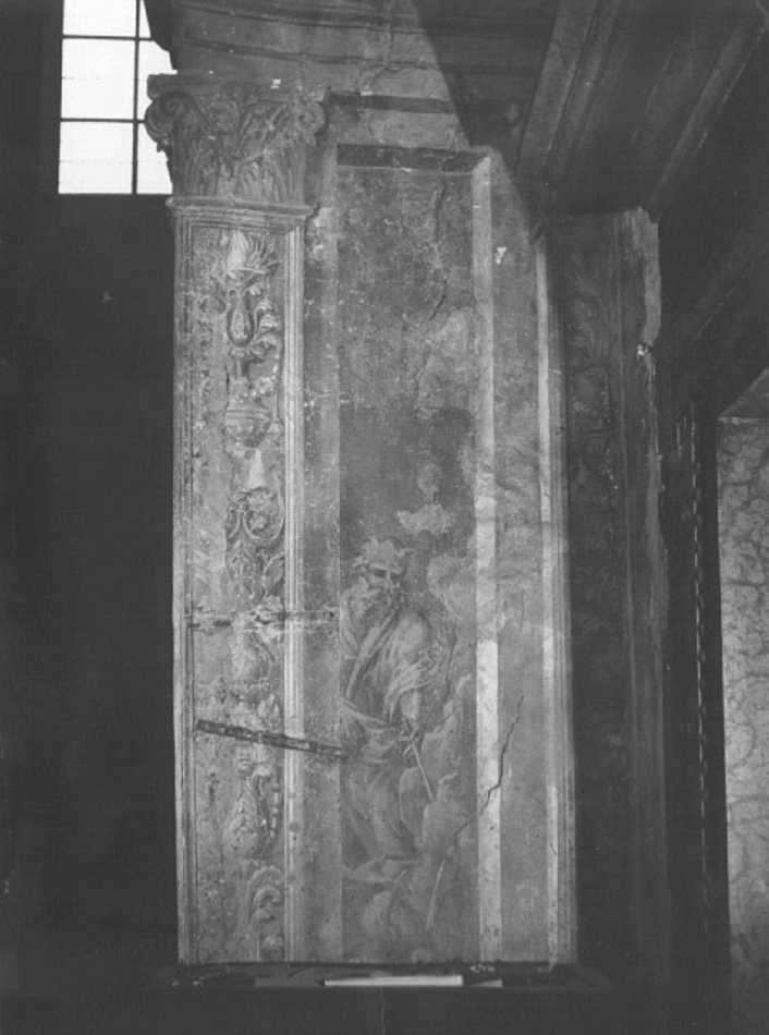 Mosè fa scaturire l'acqua dalla roccia (dipinto) di Brusasorci Domenico (sec. XVI)