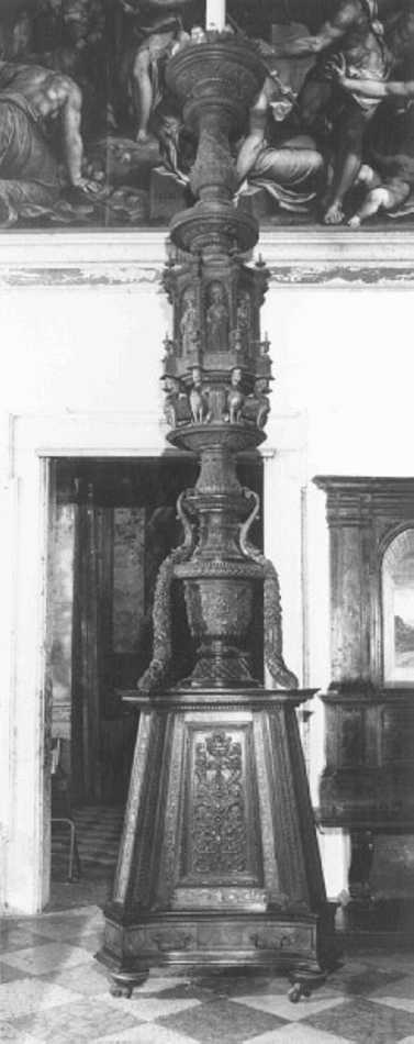 candelabro di Giovanni da Verona (e aiuti) (secc. XV/ XVI)
