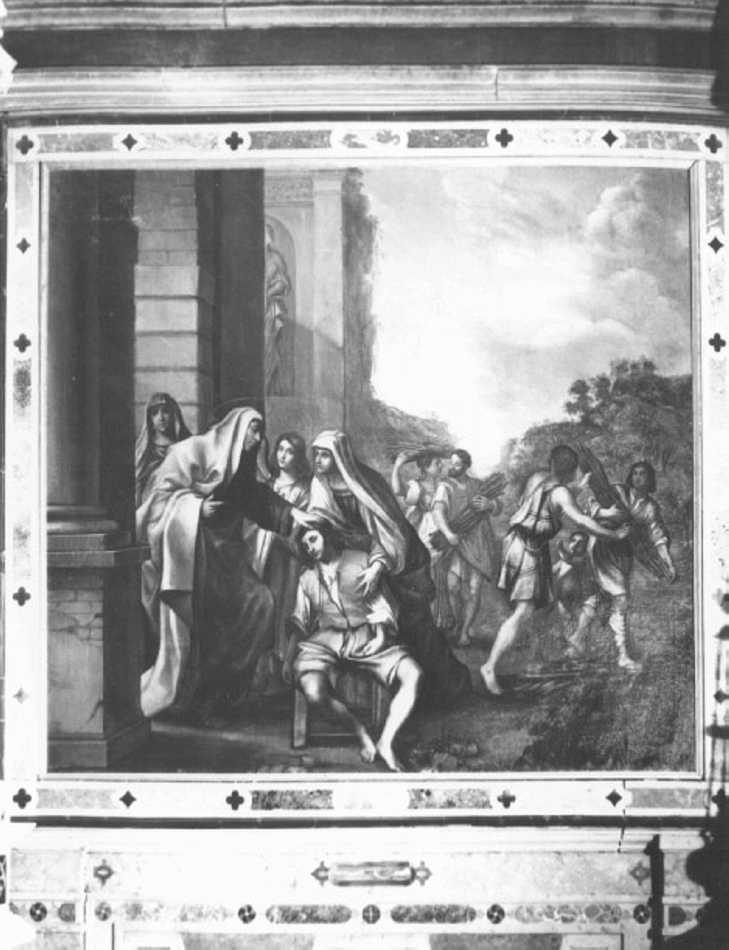 miracolo di Santa Francesca Romana (dipinto) di Paglia Francesco (attribuito) (sec. XVII)