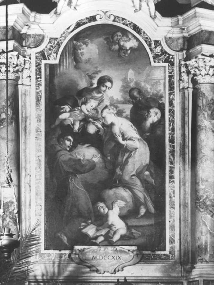 matrimonio mistico di Santa Caterina da Siena (dipinto) di Balestra Antonio (sec. XVIII)