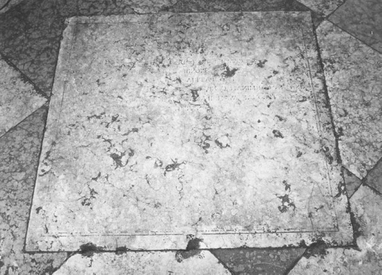 lapide tombale - ambito veneto (sec. XIX)