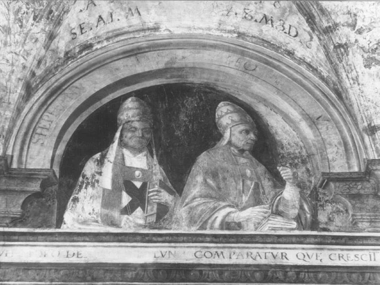 ritratti di papi (dipinto) di Morone Francesco (e aiuti) (sec. XVI)