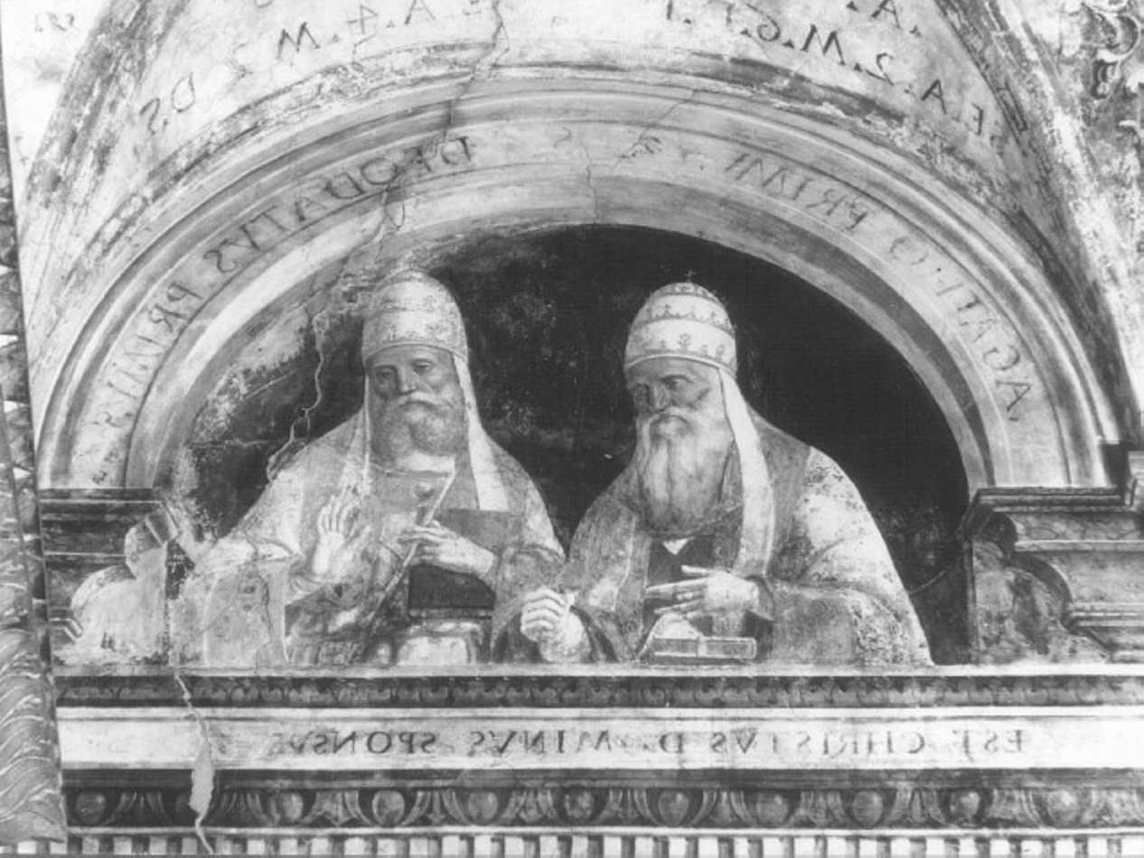 ritratti di papi (dipinto) di Morone Francesco (e aiuti) (sec. XVI)