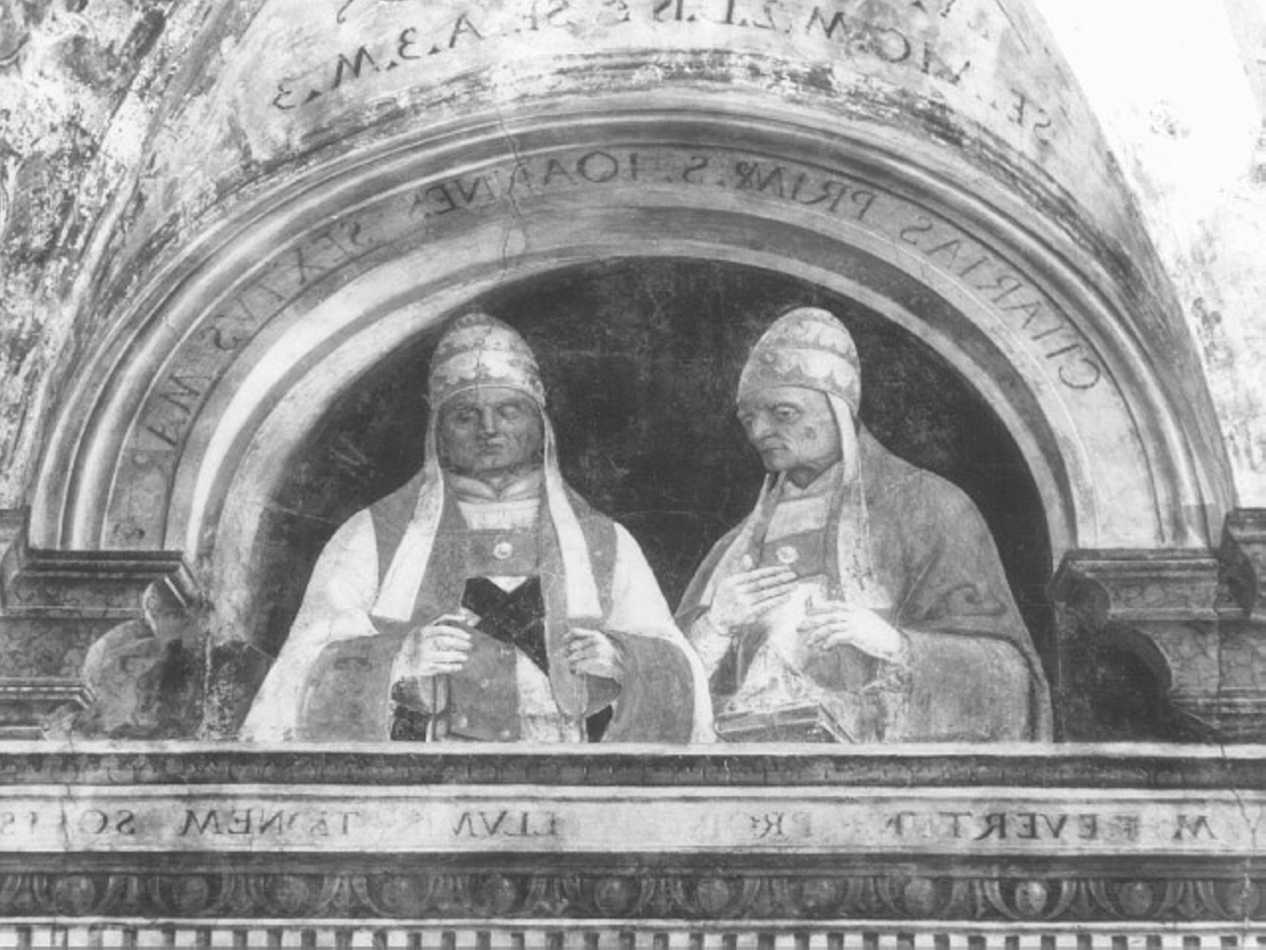 ritratti di papi (dipinto) di Morone Francesco (e aiuti) (sec. XVI)