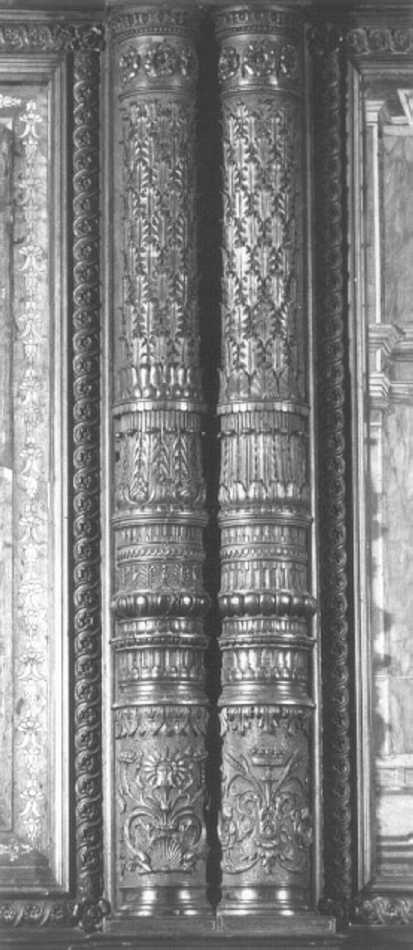 motivi decorativi con canestro di frutta (decorazione a intaglio) di Giovanni da Verona (e aiuti) (sec. XVI)