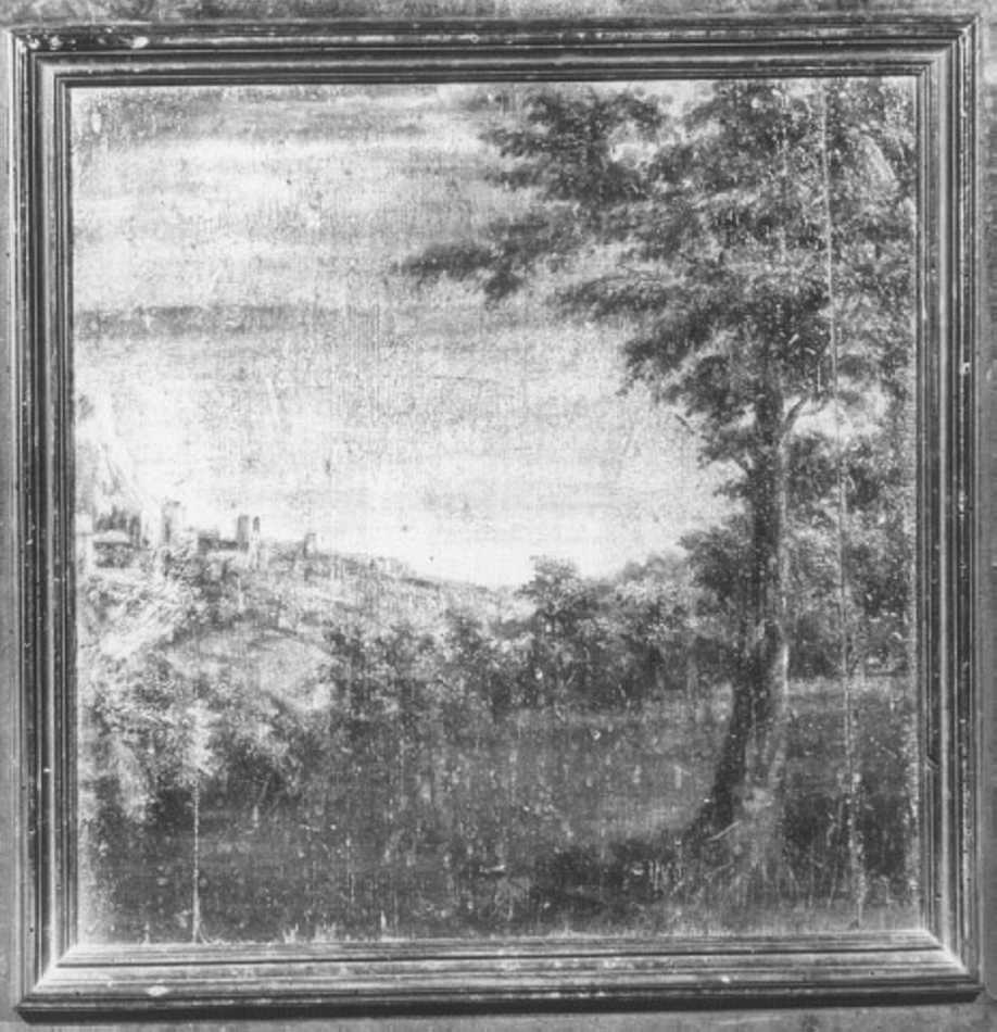 paesaggio (dipinto) di Riccio Domenico detto Brusasorci (attribuito) (sec. XVI)