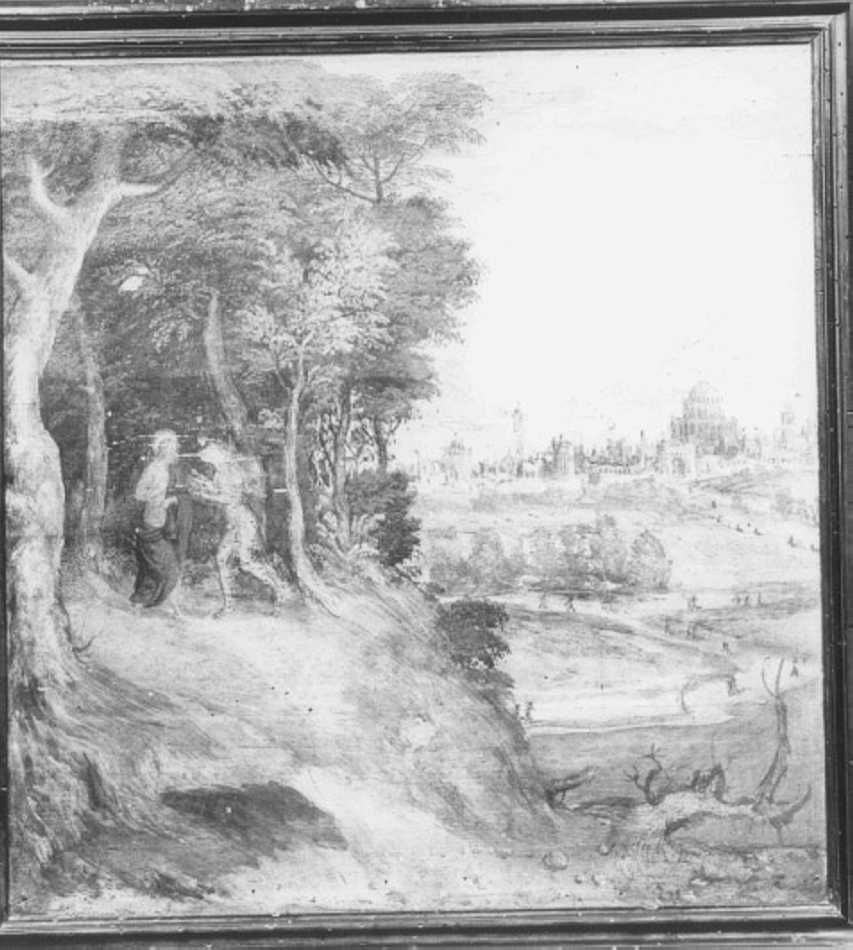 Tentazione di Gesù (dipinto) di Riccio Domenico detto Brusasorci (sec. XVI)