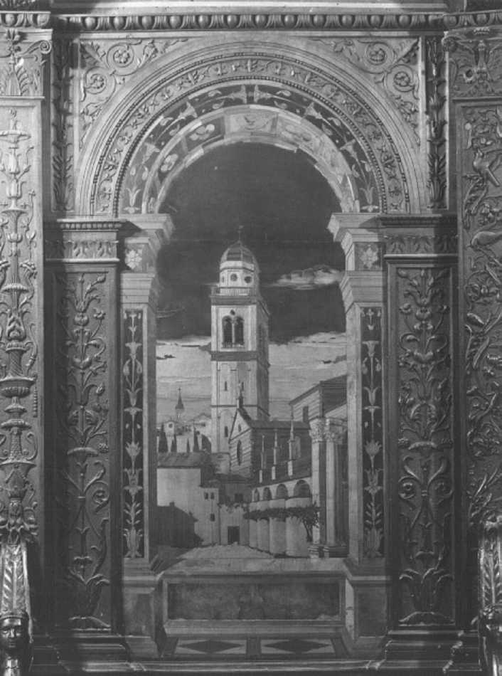 motivi decorativi vegetali (decorazione a intarsio) di Giovanni da Verona (e aiuti) (sec. XV)