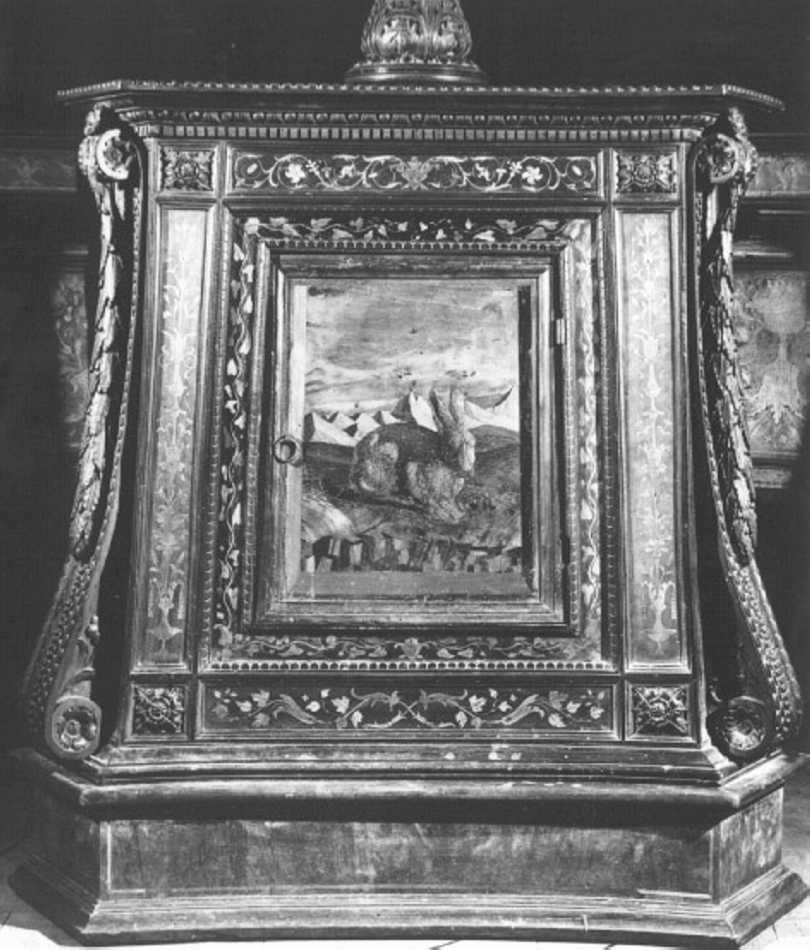 animali (decorazione a intarsio) di Giovanni Battista da Verona detto Sordo (e aiuti) (sec. XVI)