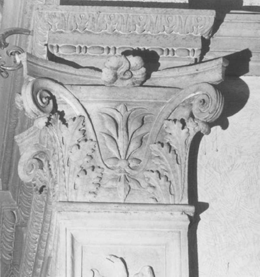 capitello - ambito veneto (sec. XVI)