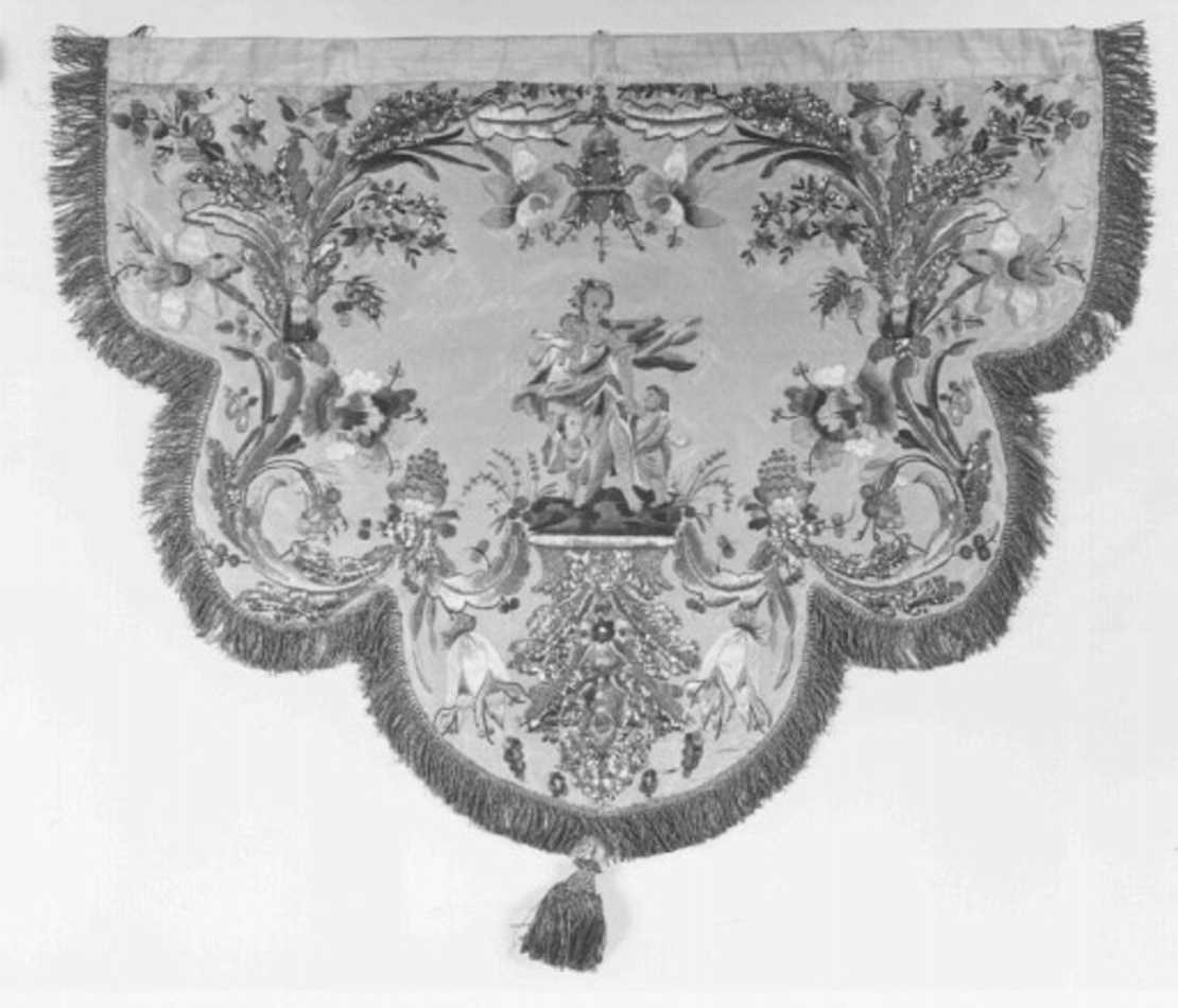 Carità (decorazione a ricamo, serie) - ambito veneto (sec. XIX)