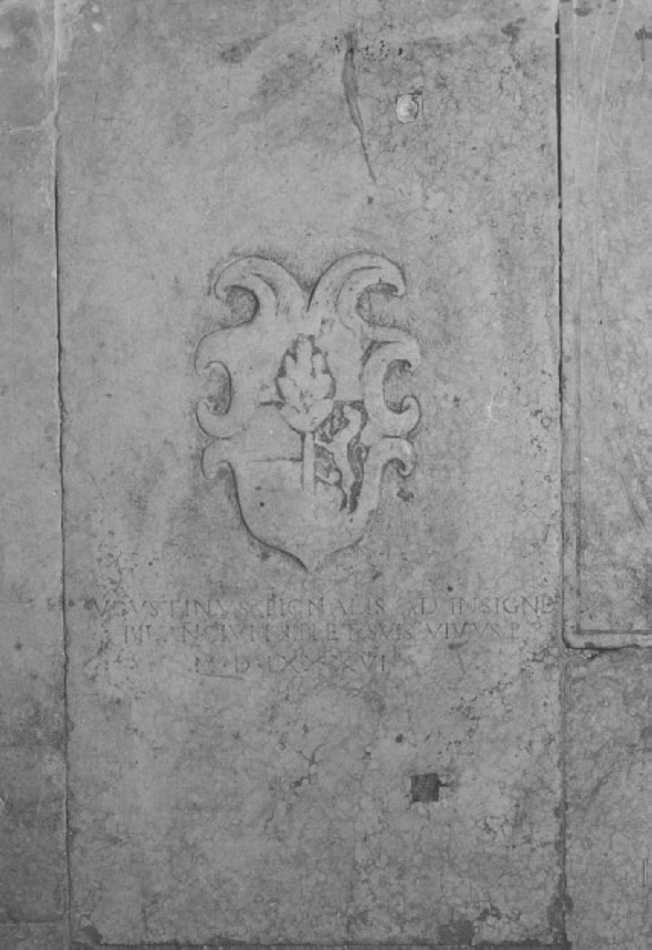 lapide - ambito veronese (ultimo quarto sec. XVI)