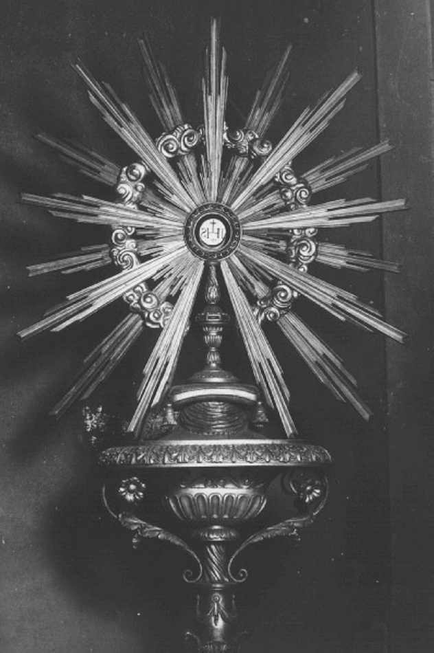 ostensorio - ambito veneto (sec. XIX)