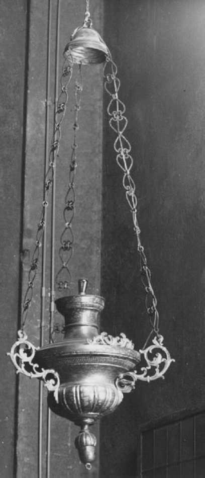 lampada pensile - ambito veneto (prima metà sec. XIX)