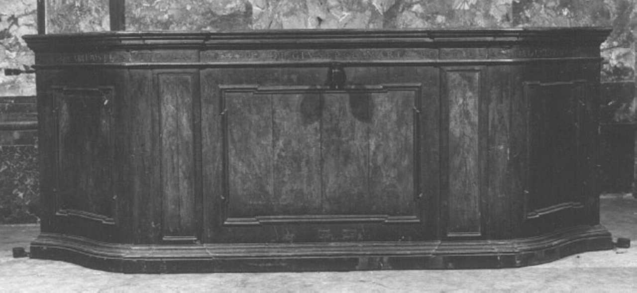 bancone - ambito veneto (sec. XVIII)