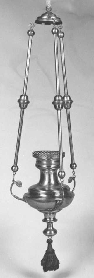 lampada pensile - ambito veneto (sec. XIX)