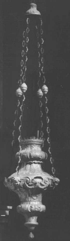 lampada pensile - ambito veneto (sec. XX)