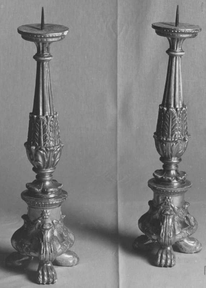 candelabro - ambito veneto (terzo quarto sec. XIX)