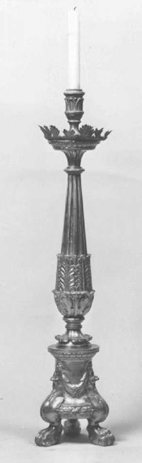 candelabro - ambito veneto (terzo quarto sec. XIX)