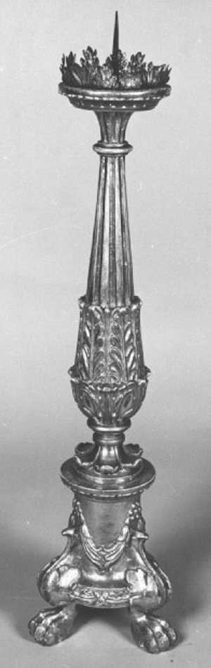 candelabro - ambito veneto (terzo quarto sec. XIX)